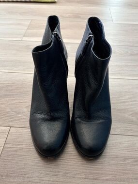 Prada Booties | Black with wood heel | Size 38